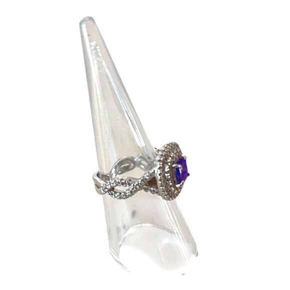 Bomb Party Fire Opal Silver Ring - Picture 2 of 4